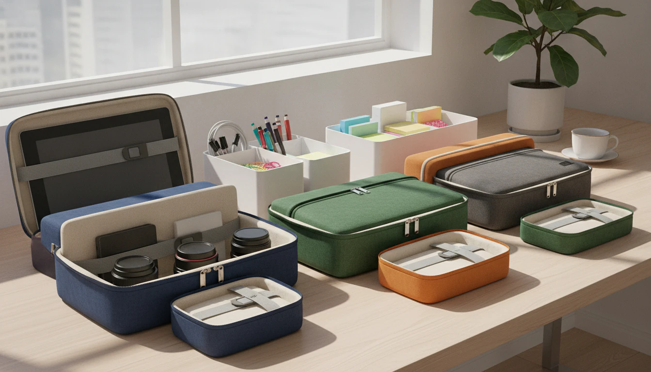 HOMEST padded carrying cases and storage organizers